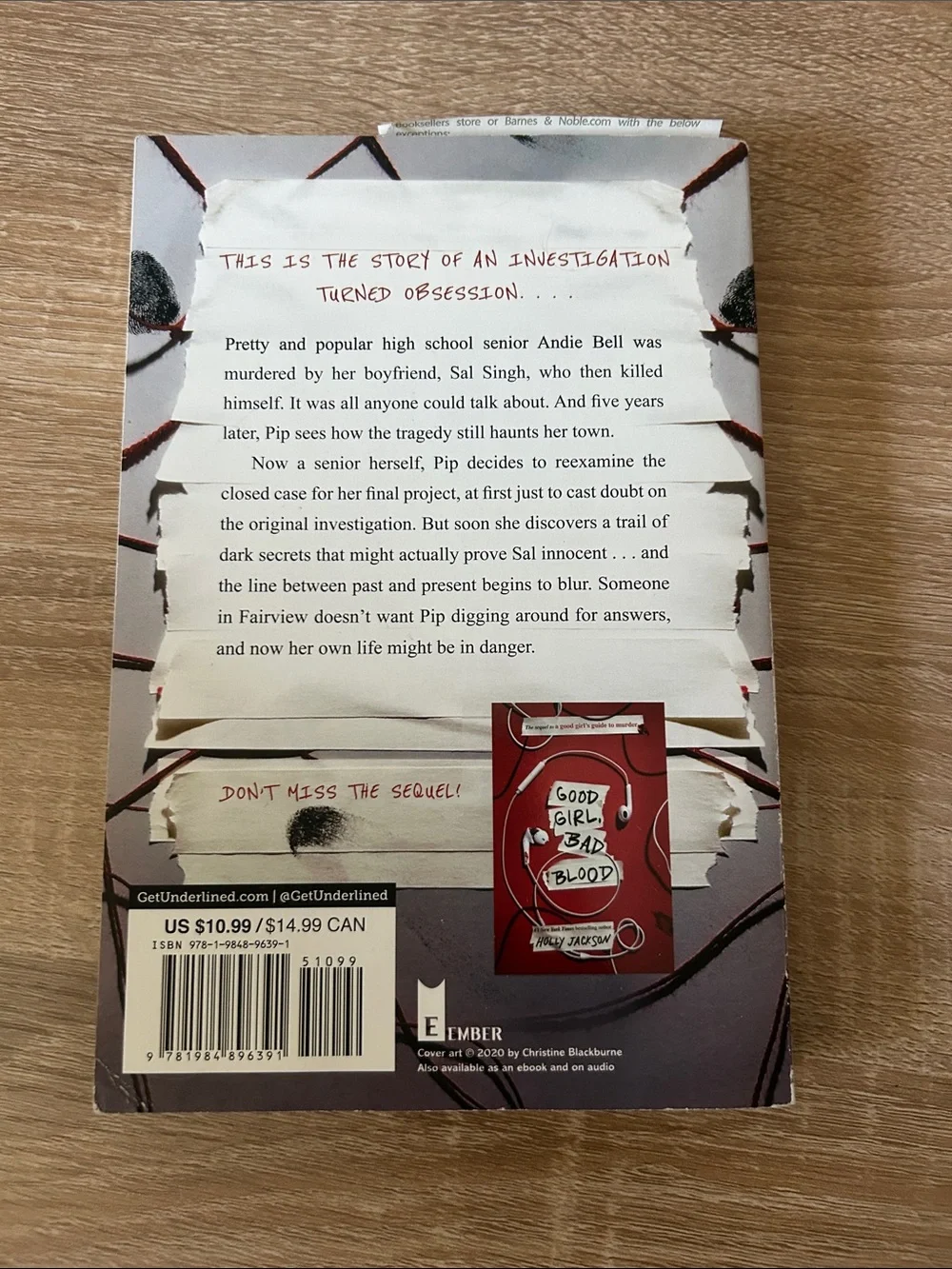 A Good Girl's Guide to Murder by Holly Jackson - White & Red Paperback